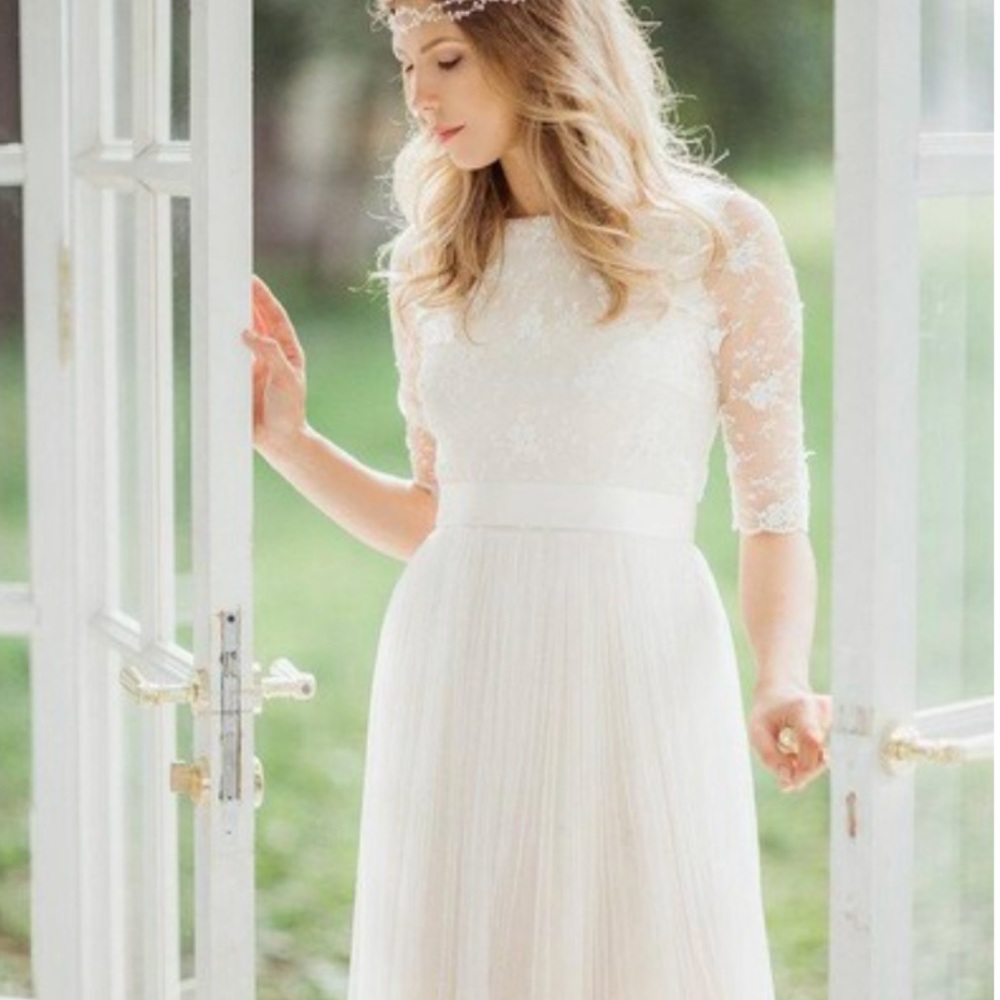 NWT Bohemian A Line Wedding Dress